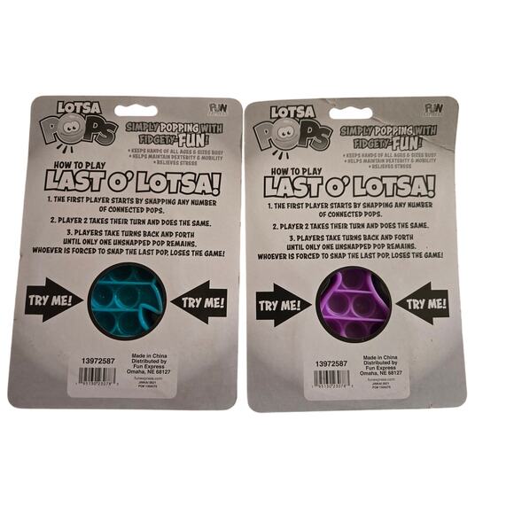 Mermaid and Narwhal Pop-It Fidget Toy Set – Stress Relief Sensory Toys for Kids - Picture 4 of 4